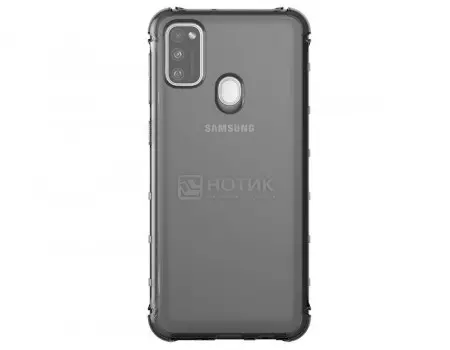 Чехол-накладка Araree M Cover для смартфона Samsung Galaxy M21, Термополиуретан, Black, Черный, GP-FPM215KDABR