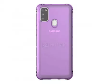 Чехол-накладка Araree M Cover для смартфона Samsung Galaxy M21, Термополиуретан, Purple, Пурпурный, GP-FPM215KDAER