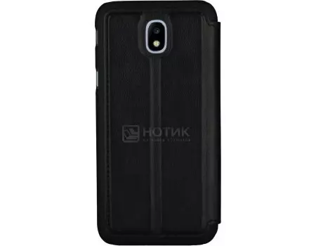 Чехол-накладка G-Case Slim Premium для смартфона Samsung Galaxy J7 (2017) SM-J730F, Искусственная кожа, Черный GG-843