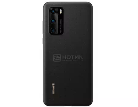 Чехол-накладка Huawei P40 PU Case Black для HUAWEI P40, Полиуретан, Черный, 51993709
