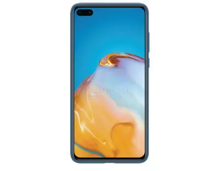 Чехол-накладка Huawei P40 Silicone Case Ink Blue для HUAWEI P40, Силикон, Синий, 51993721