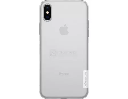 Чехол-накладка Nillkin Nature TPU case для iPhone X/XS, T-N-AIX-018, Силикон, Белый 6902048146549