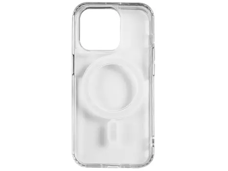 Чехол-накладка Red Line iBox Case MagSafe для смартфона iPhone 14 Plus, Пластик/Силиконовые края, Прозрачный УТ000032410