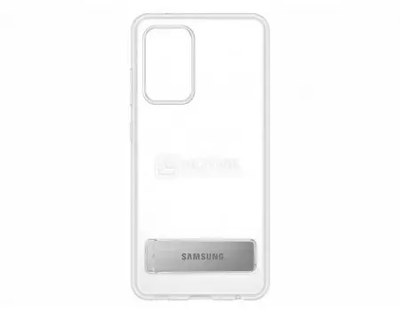 Чехол-накладка Samsung Clear Standing Cover для смартфона Samsung Galaxy A52, Поликарбонат/полиуретан, Прозрачный, EF-JA525CTEGRU