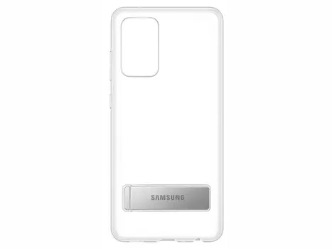 Чехол-накладка Samsung Clear Standing Cover для смартфона Samsung Galaxy A72, Поликарбонат/полиуретан, Прозрачный, EF-JA725CTEGRU
