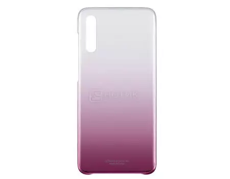 Чехол-накладка Samsung Gradation Cover для смартфона Samsung Galaxy A70 , Поликарбонат, Pink, Розовый, EF-AA705CPEGRU