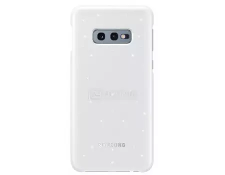 Чехол-накладка Samsung LED Cover для смартфона Samsung Galaxy S10E , Полиуретан, White, Белый, EF-KG970CWEGRU
