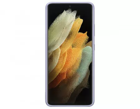 Чехол-накладка Samsung Silicone Cover для смартфона Samsung Galaxy S21 Ultra, Силикон, Фиолетовый EF-PG998TVEGRU