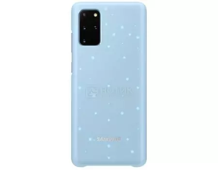 Чехол-накладка Samsung Smart LED Cover для смартфона Samsung Galaxy S20+ , Поликарбонат, Blue, Голубой, EF-KG985CLEGRU