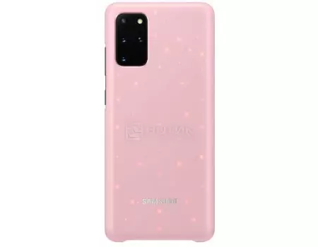 Чехол-накладка Samsung Smart LED Cover для смартфона Samsung Galaxy S20+ , Поликарбонат, Pink, Розовый, EF-KG985CPEGRU