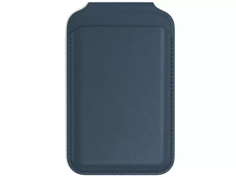 Чехол-подставка Satechi Magnetic Wallet Stand искусственная кожа, Синий ST-VLWB