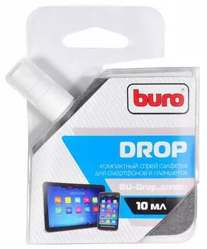 Чистящий спрей Buro для мобильных устройств 10мл, BU-Drop_screen