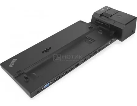 Док-станция для Lenovo ThinkPad Ultra Docking Station (135 Вт, RJ-45, 4xUSB 3.1, 2xUSB Type-C, 2xDisplayPort, HDMI, VGA) Черный 40AJ0135EU