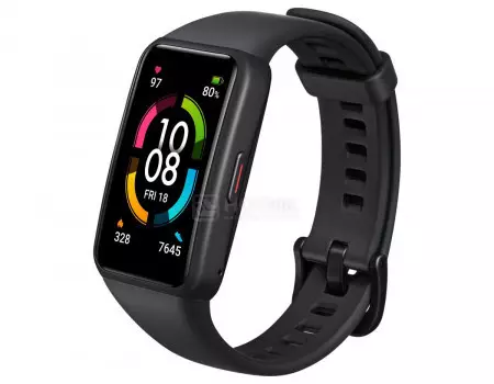 Фитнес-трекер Honor Band 6 ARG-B39, 180мАч, Черный, 55026714