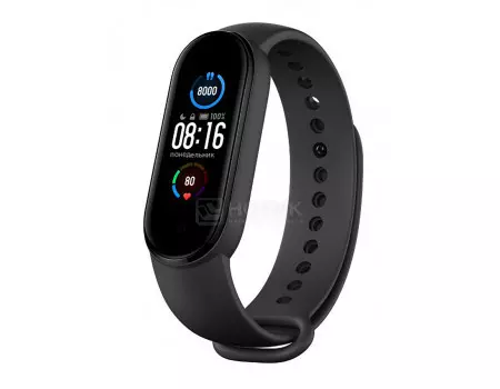 Фитнес-трекер Xiaomi Mi Smart Band 5, 125мАч, Черный, BHR4215GL