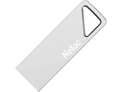 Флешка Netac U326, 64Gb, USB 2.0, Серебристый NT03U326N-064G-20PN