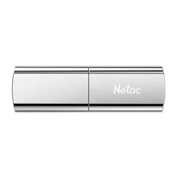 Флешка Netac US2, 1Tb, USB 3.2, Серебристый NT03US2N-001T-32SL