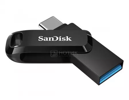 Флешка SanDisk 64Gb Ultra Dual Drive Go SDDDC3-064G-G46 USB 3.1/USB Type-C, Черный