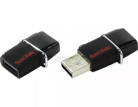 Флешка SanDisk 64Gb Ultra Dual SDDD2-064G-GAM46 USB3.0/microUSB, Черный