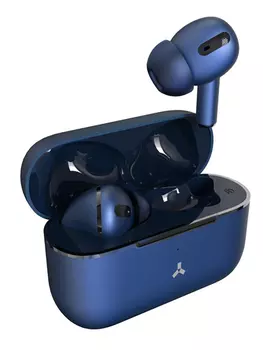 Гарнитура беспроводная AccesStyle Indigo TWS, Bluetooth, 25мАч, Синий, Indigo TWS Blue