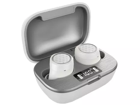 Гарнитура беспроводная AccesStyle Saffron TWS, Bluetooth, 50мАч, Белый, Saffron TWS White