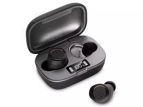 Гарнитура беспроводная AccesStyle Saffron TWS, Bluetooth, 50мАч, Черный, Saffron TWS Black