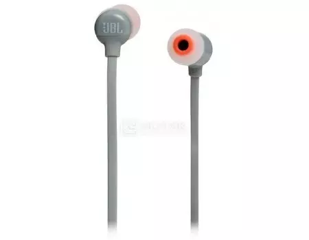 Гарнитура беспроводная JBL T110BT, Bluetooth, 120мАч, Серый JBLT110BTGRY