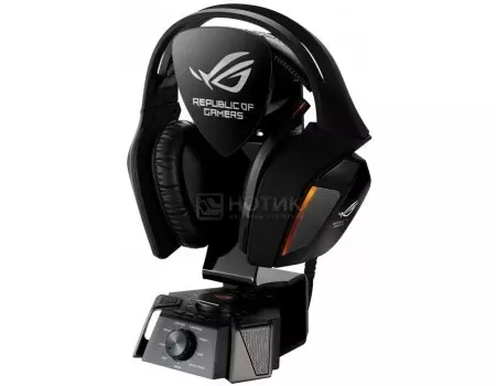 Гарнитура проводная ASUS ROG Centurion 7.1, USB, Черный 90YH00J1-M8UA00
