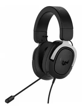 Гарнитура проводная ASUS TUF Gaming H3, Mini jack, Черный/Серебристый 90YH025S-B1UA00