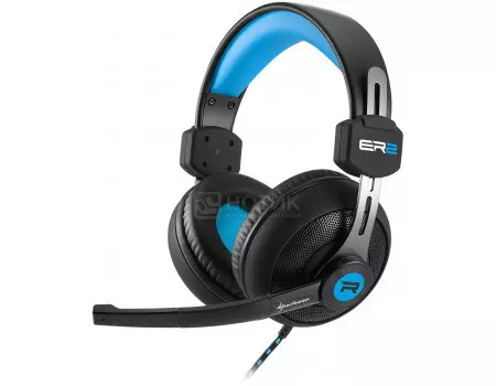 Гарнитура проводная Sharkoon Rush ER2 , RUSH-ER2-BLUE Черный/ Синий