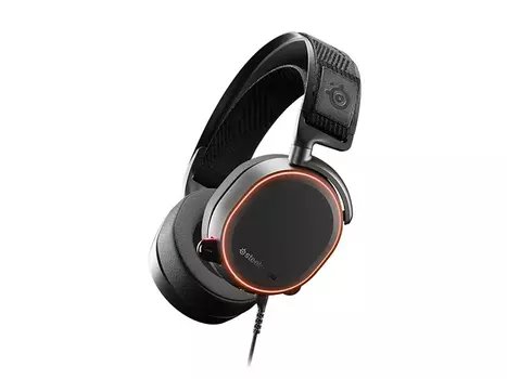 Гарнитура проводная Steelseries Arctis Pro, USB-регулятор ChatMix, RGB подсветка, Черный 61486