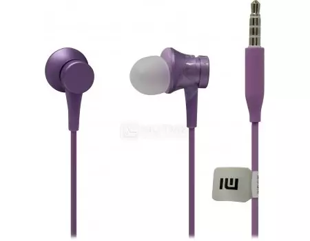 Гарнитура проводная Xiaomi Mi In-Ear Headphones Basic, Фиолетовый ZBW4357TY