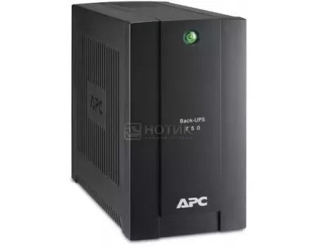 ИБП APC Back-UPS 750 415Вт 750ВА, Черный BC750-RS