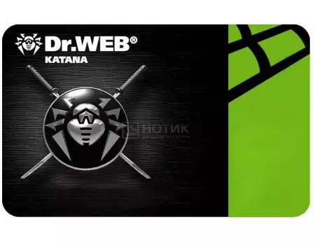 Электронная лицензия Dr.Web Katana, Антивирус на 24 мес на 2 ПК