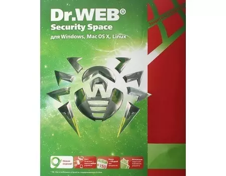 Электронная лицензия Dr.Web Security Space Комлексная защита, 12 мес. на 4 ПК