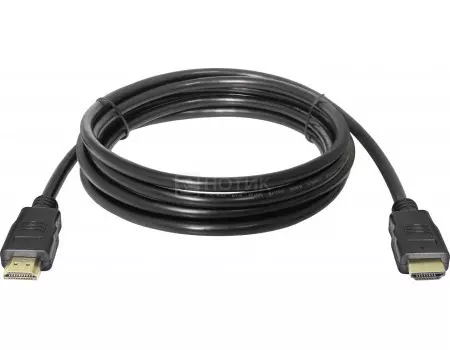 Кабель Defender HDMI-10 HDMI (M) - HDMI (M), ver 1.4 ,3м Черный 87457