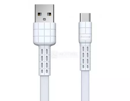 Кабель REMAX, USB - USB Type-C, Armor, 1м, Белый RC-116a White