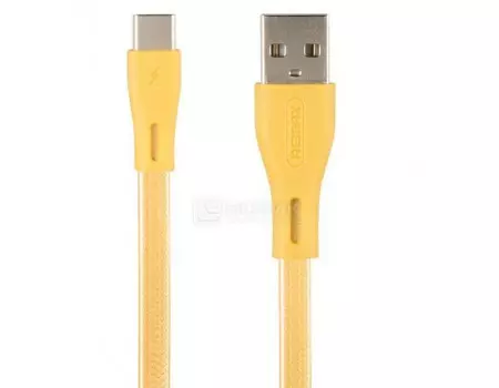 Кабель REMAX, USB - USB Type-C, Full Speed Pro, 1м, Золотистый RC-090a Gold
