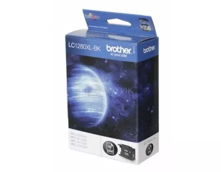 Картридж Brother LC-1280XLBK для MFCJ5910 6510 6910 2400с черный LC1280XLBK