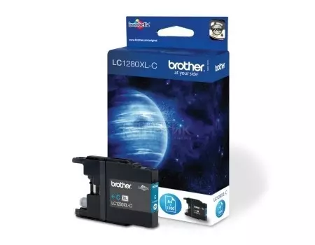 Картридж Brother LC-1280XLC для MFCJ5910 6510 6910 1200с голубой LC1280XLC