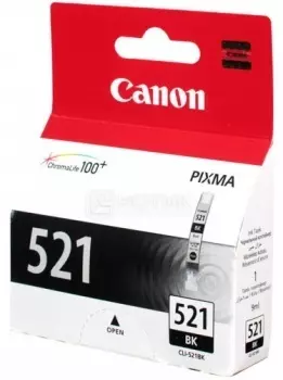 Картридж Canon CLI-521 BK для Canon Pixma IP3600 IP4600 MP540 MP620 MP630 MP980, Черный
