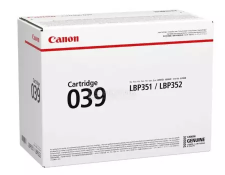 Картридж лазерный Canon 039 BK черный для Canon 0287C001