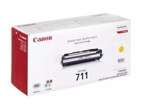 Картридж лазерный Canon 711 Y желтый для Canon 1657B002