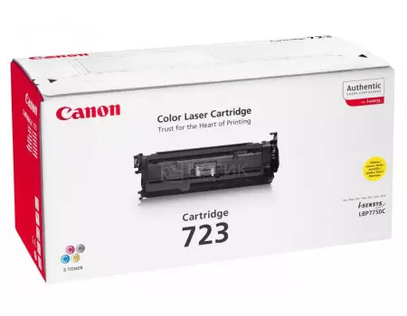 Картридж лазерный Canon 723 Y желтый для Canon 2641B002