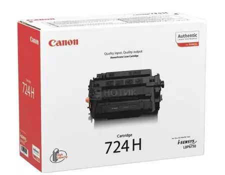 Картридж лазерный Canon 724 H черный для Canon 3482B002