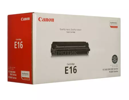 Картридж лазерный Canon E-16 черный для Canon 1492A003