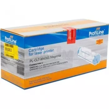 Картридж ProfiLine PL-CLT-M406S для Samsung CLP-360/365/365W 1000 стр, Пурпурный