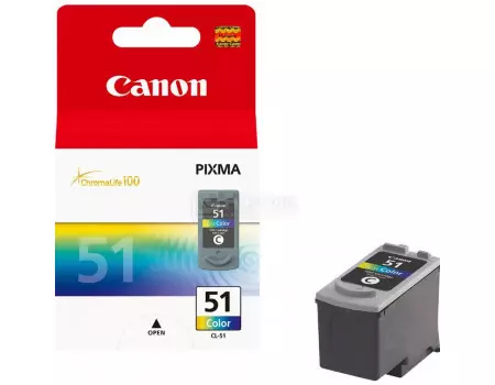 Картридж струйный Canon CL-51 многоцветный для Canon 0618B001