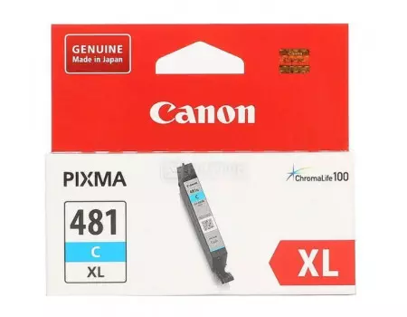 Картридж струйный Canon CLI-481 C XL голубой для Canon Pixma TS6140/ TS8140TS/ TS9140/ TR7540/ TR8540 2044C001