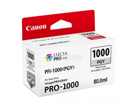 Картридж струйный Canon PFI-1000 PGY фото серый для Canon 0553C001